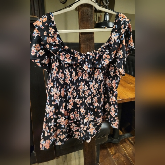 NWT Maurices Floral Smock XXL - Picture 2 of 3